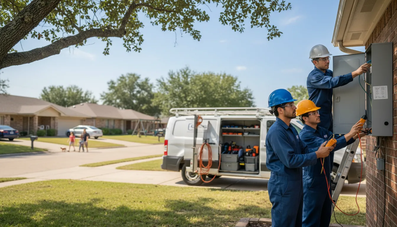 Certified electrician providing emergency electrical services in Roebling, NJ